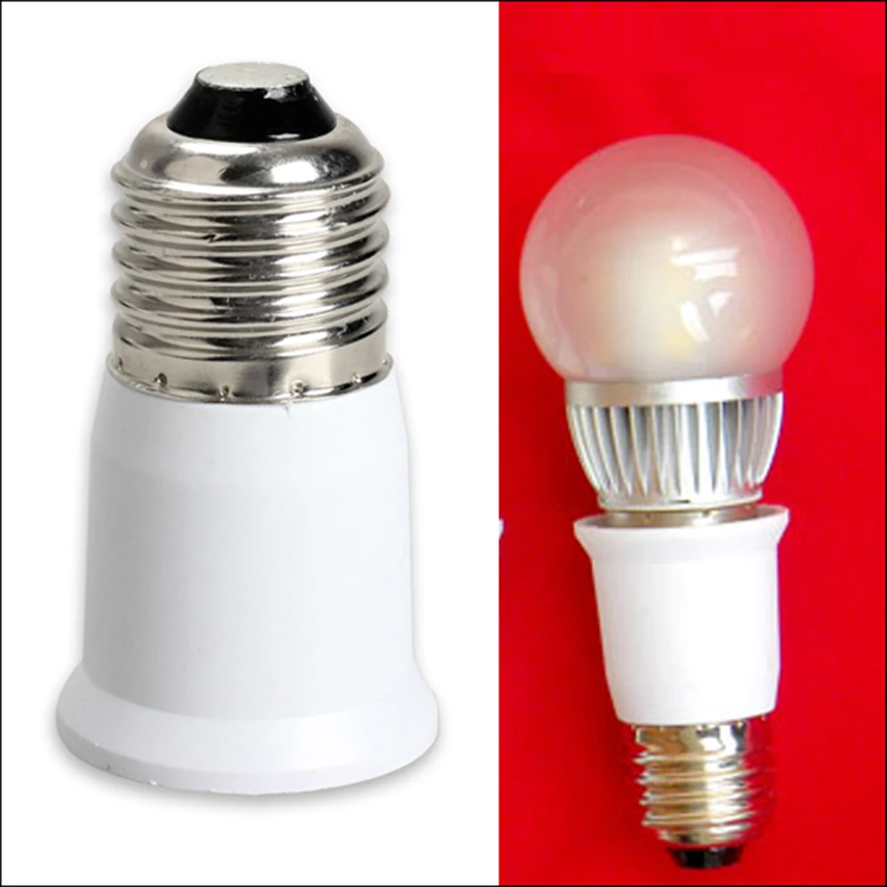 E27 to E27 Extension Base CLF LED Light Bulb Lamp Adapter Socket Converter Light Bulb Lamp Holder Adapter Plug Extender Led