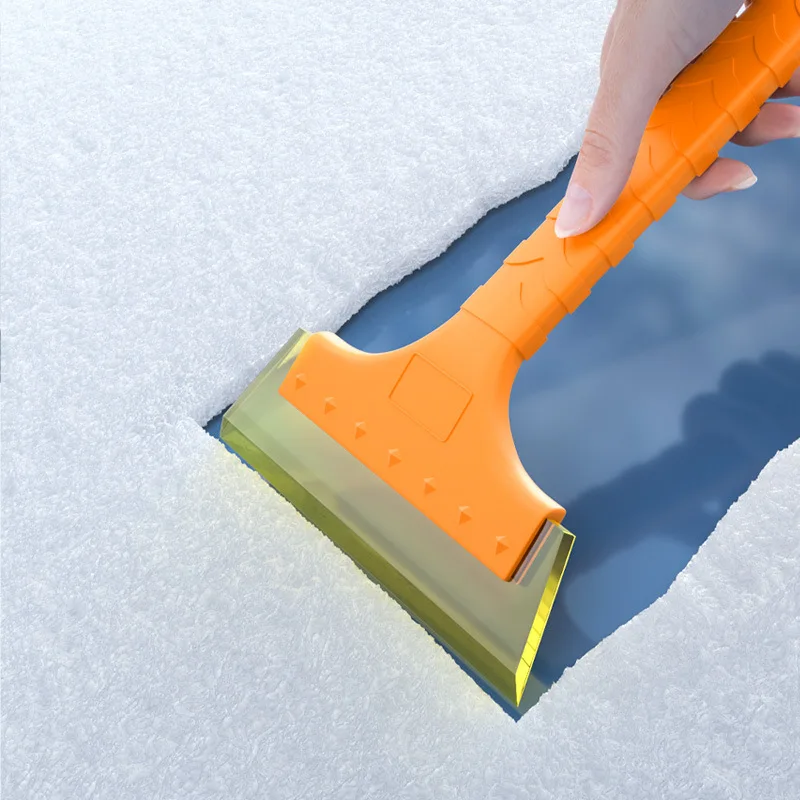 Winter Car Ice Snow Shovel Two-in-one Screwless Removal Shovel Snow Scraper Cleaning Tool Winter Car Wash Accessories