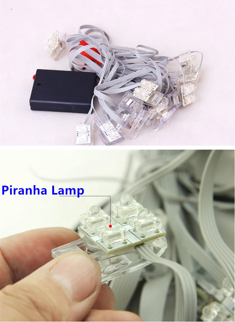 free shipping diy led kite 120pcs Piranha Lamp kite string line night flying kite vlieger outdoor fun toys  flux battery cerf 4