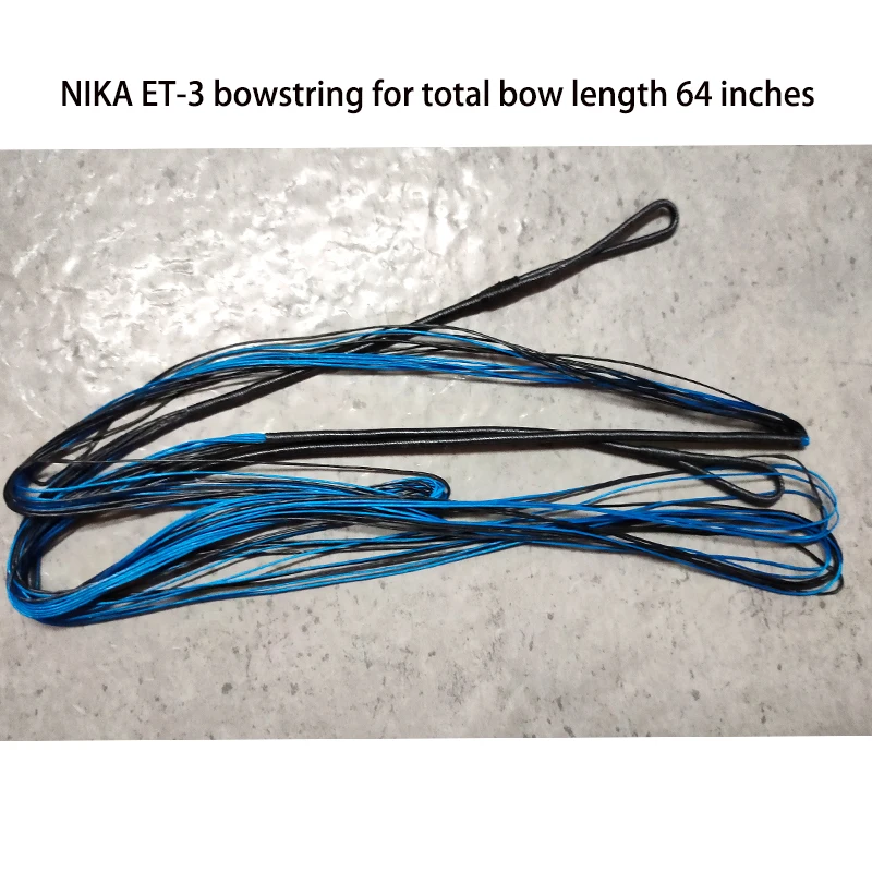 

1pcs NIKA ET-3 bowstring 64inch Recurve bowstring real length 60.5 inch Archery Accessories