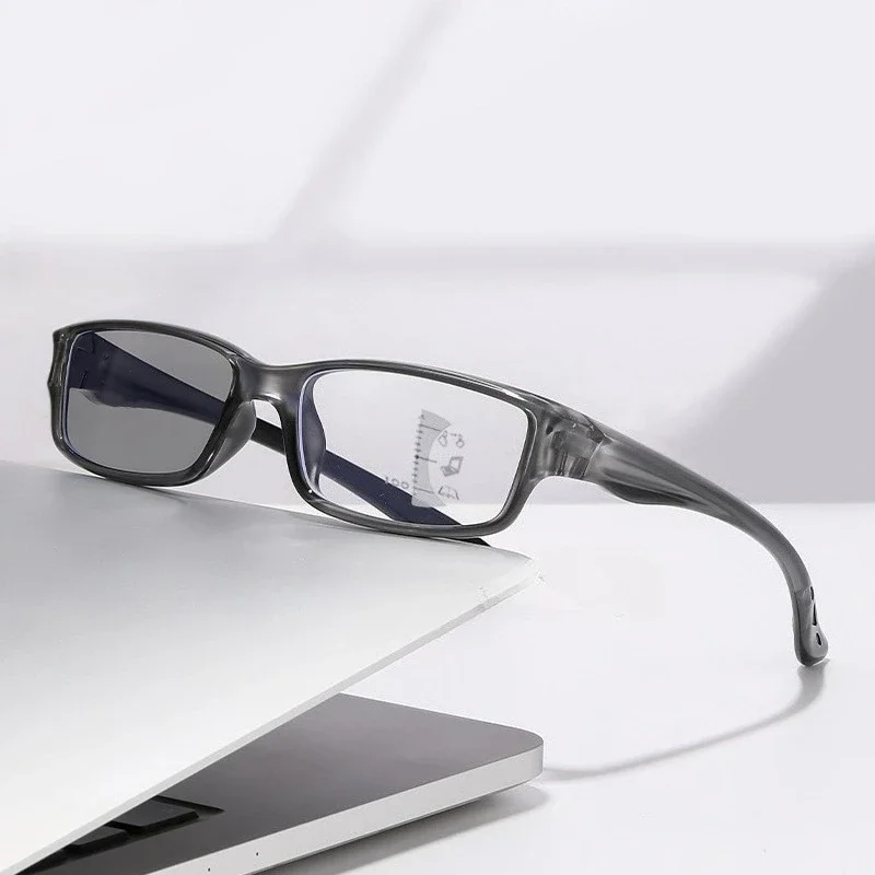 Vintage Color-Changing Photochromic Progressive Reading Glasses