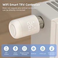 AVATTO Tuya 1-6PCS WIFI TRV Thermostatic Radiator Actuator Valve Smart Temperature Controller Works With Alexa Google Home - Image 2
