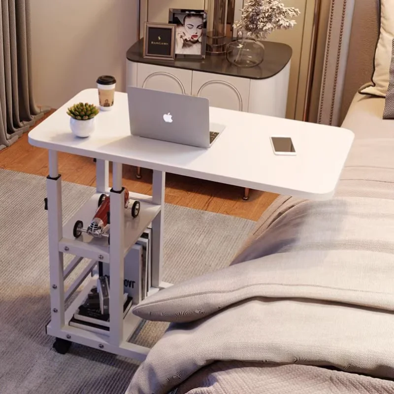 

Регулируемый прикроватный столик, передвижной простой учебный стол, маленький стол, колесная спальня, нижний двухъярусный стол, Прочный Стол