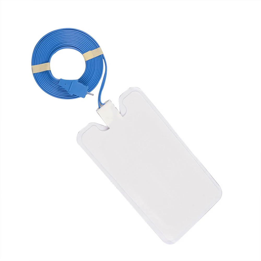 Monopolar Metal Electrode Plate Disposable neutral electrode plate adhesive ESU monopolar grounding pad neutral electrode return plate with cable