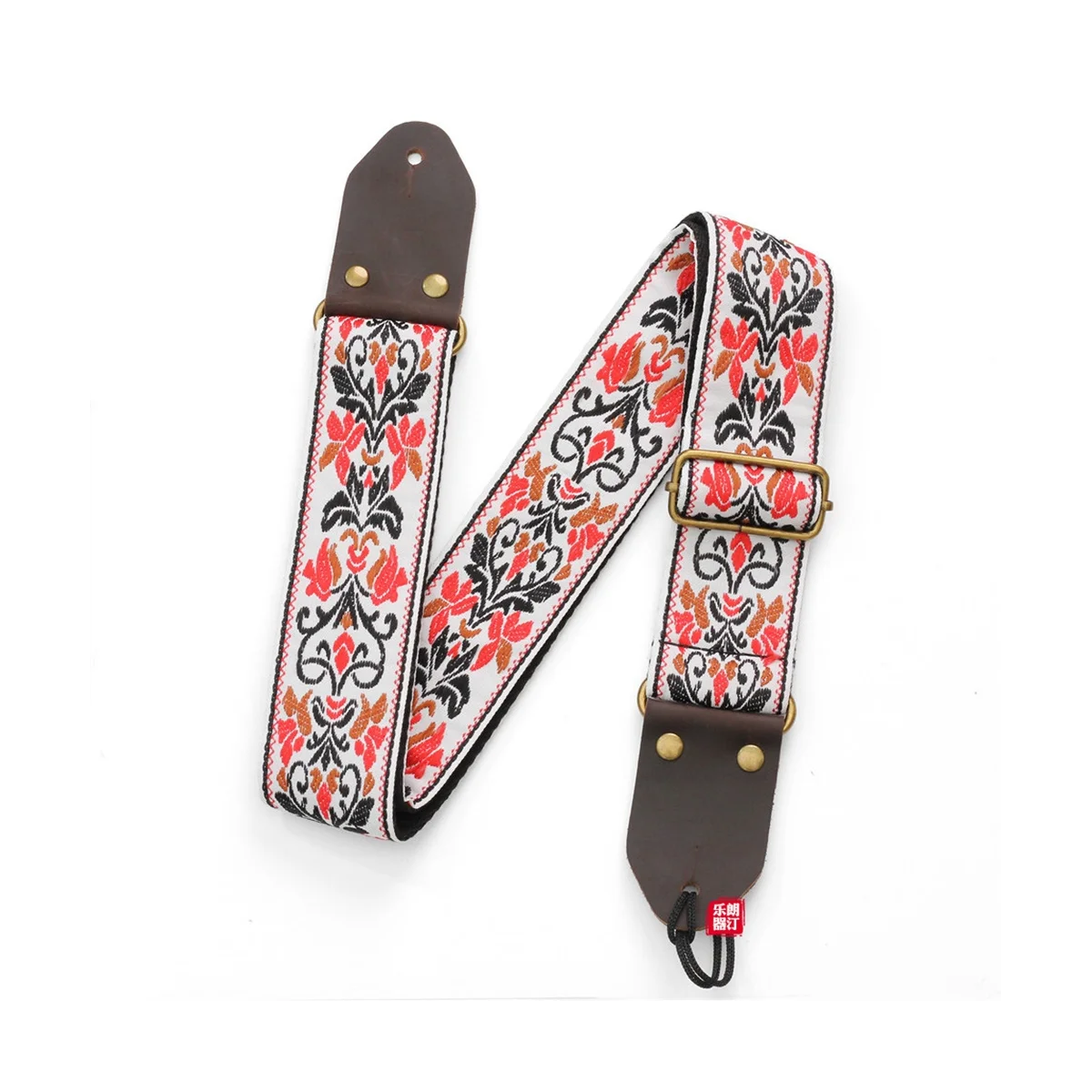 

Аксессуары для гитары с вышивкой, кожаный ремешок на голову, бас, плечо, аксессуары для электрогитары (белый)