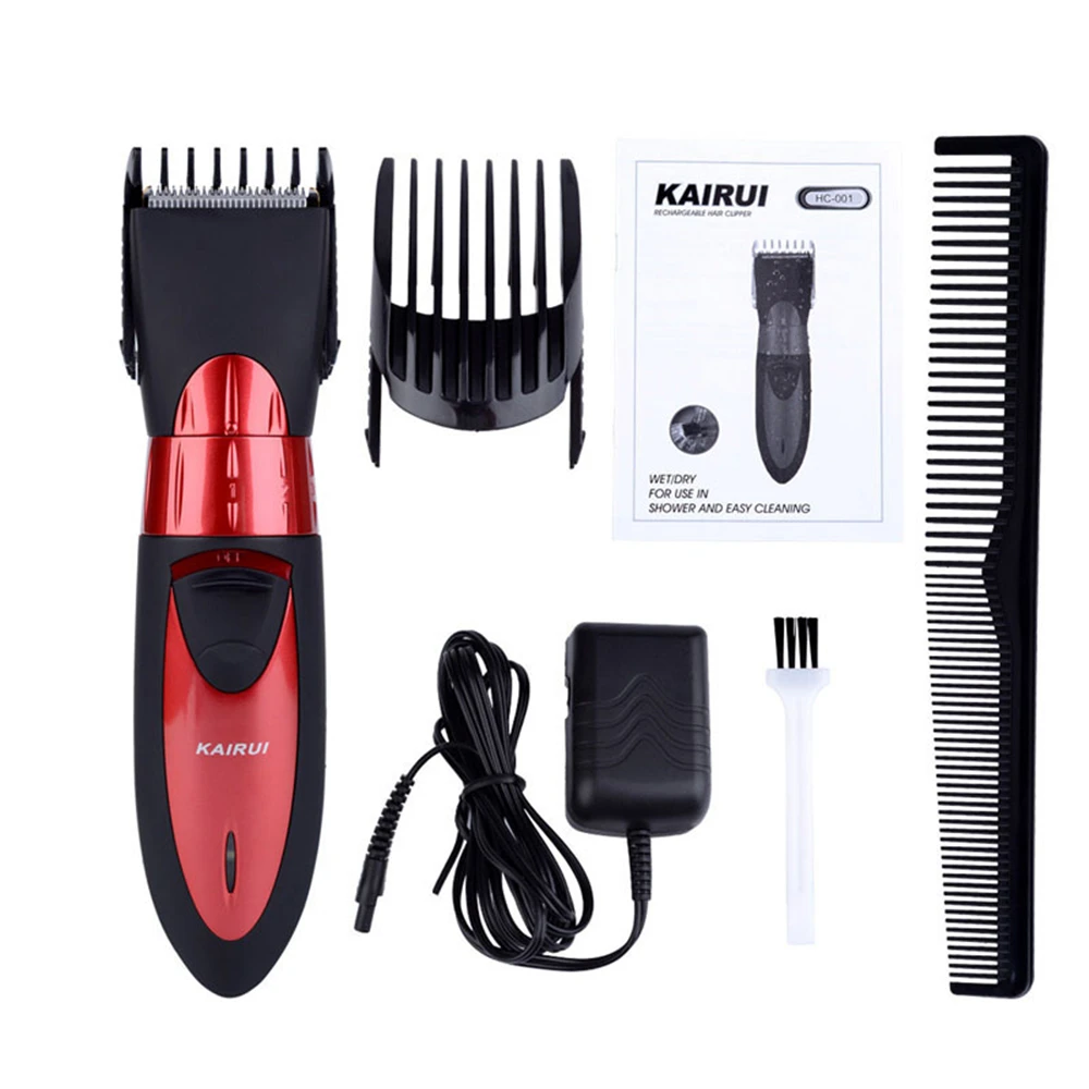 220-240V KaiRui Hair Clipper Razor Shaver Hair Trimmer Haircut Machine Haircutting Rechargeable Cutting Clipper Tool