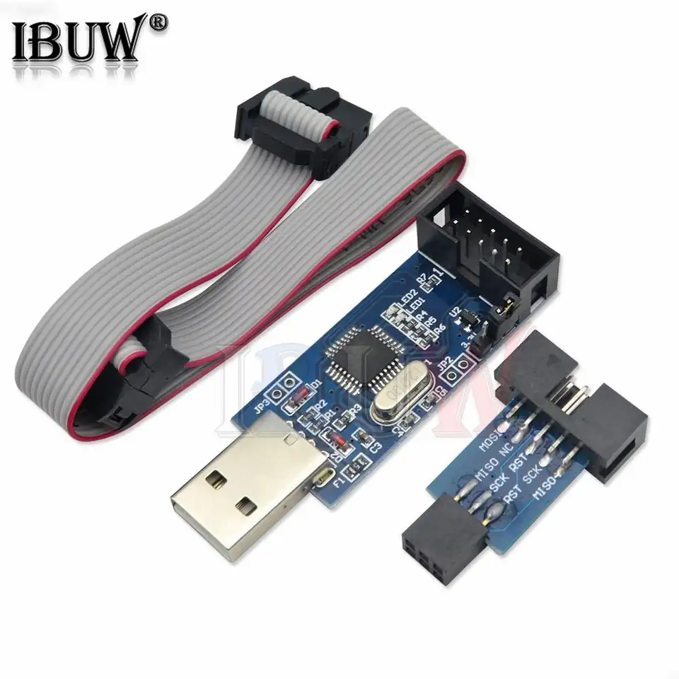 1PCS USBASP USBISP AVR Programmer USB ISP USB ASP ATMEGA8 ATMEGA128 Support Win7 64 STK500 image 7