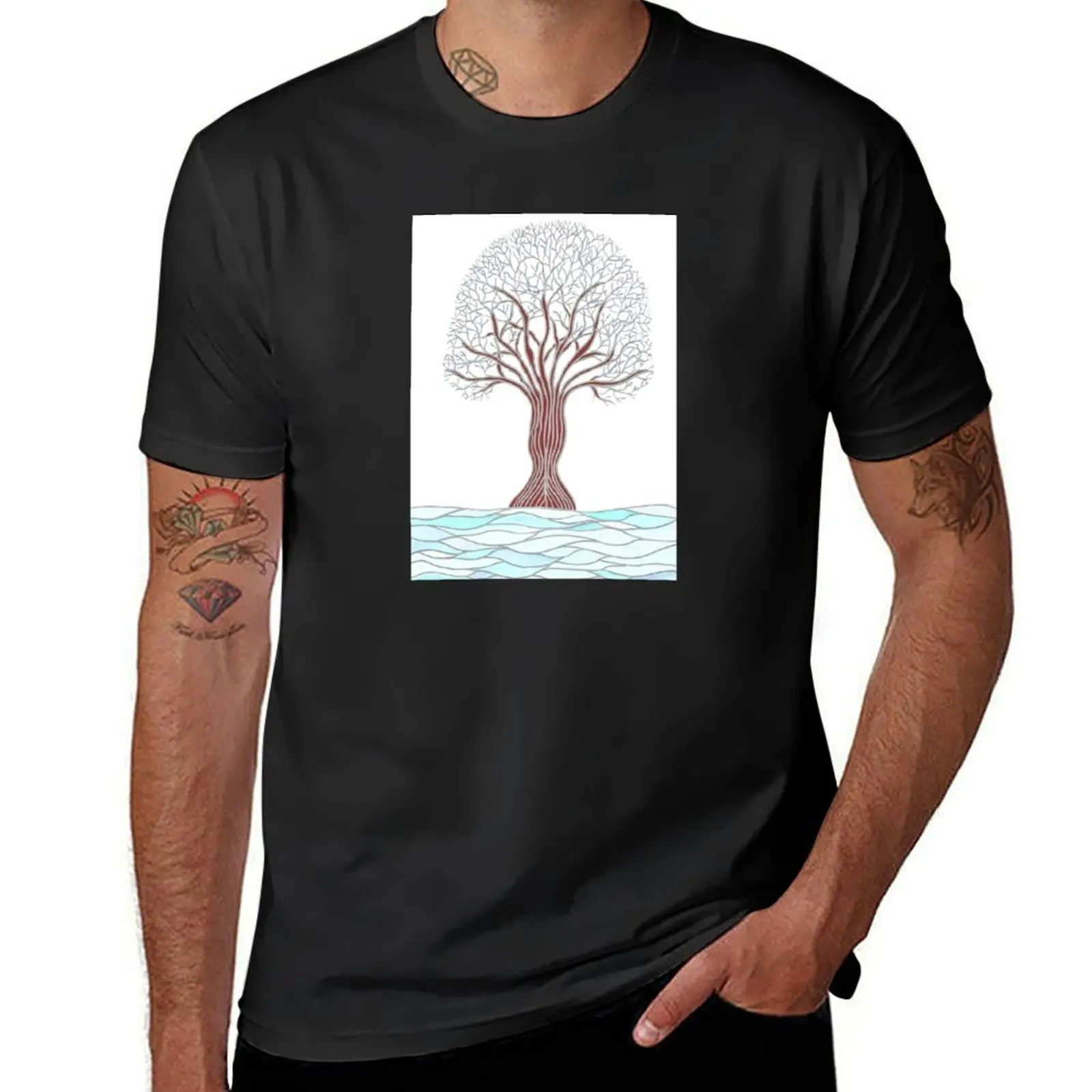 

Stylized Winter Tree T-Shirt plus size tops heavyweights blacks tops fitted t shirts for men