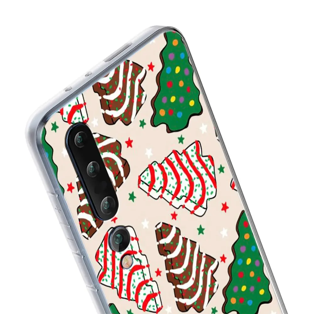 Cartoon Christmas Soft Clear Phone Case Cover