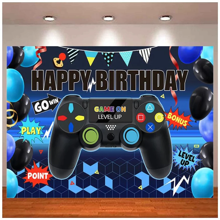 

Фон для фотосъемки с надписью «Happy Birthday»