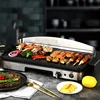 Griddle electric griddle teppanyaki commercial household grilled steak machine desktop griddle Korean frying pan 2