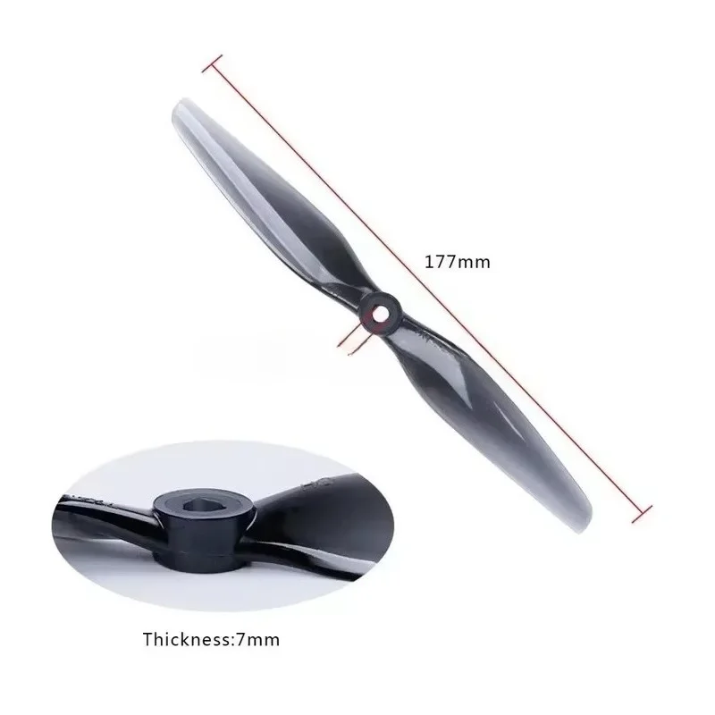 Hélices 7 pouces 7045 PC pour drone FPV RC - Lot de 8/16/20/40 pcs