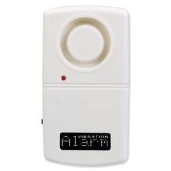 Enhanced Wireless 120dB Anti - Theft Vibration Alarm System (WHITE)