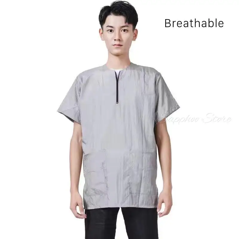 반려동물 샵 반려동물 그루머 작업복, 붙지 않는 털, 방수 개 목욕 전단, 플러스 사이즈 작업복, 남녀공용 G0605