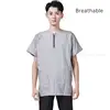 Pet Shop Pet Groomer Work Clothes Non-stick Hair Waterproof Dog Bathing Shearing Plus Size Work Clothes Men And Women G0605 6