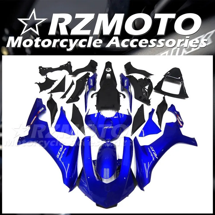 

4Gifts New ABS Motorcycle Bike Fairings Kit Fit for YAMAHA YZF - R1 R1m 2015 2016 2017 2018 15 16 17 18 Bodywork Set Blue