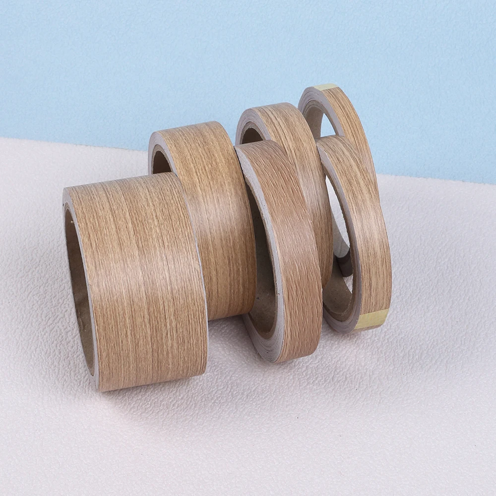 Self-Adhesive Wood Grain Edge Banding Tape – 10m Roll for Furniture and Decor Enhancement