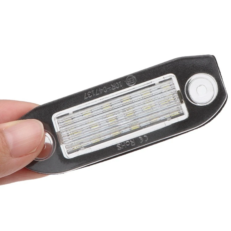A82M-2PCS 자동차 LED 번호판 조명 볼보 S80 XC90 S40 XC60 S60 C70 V50 XC70 V70 화이트 용 슈퍼 브라이트 캔버스