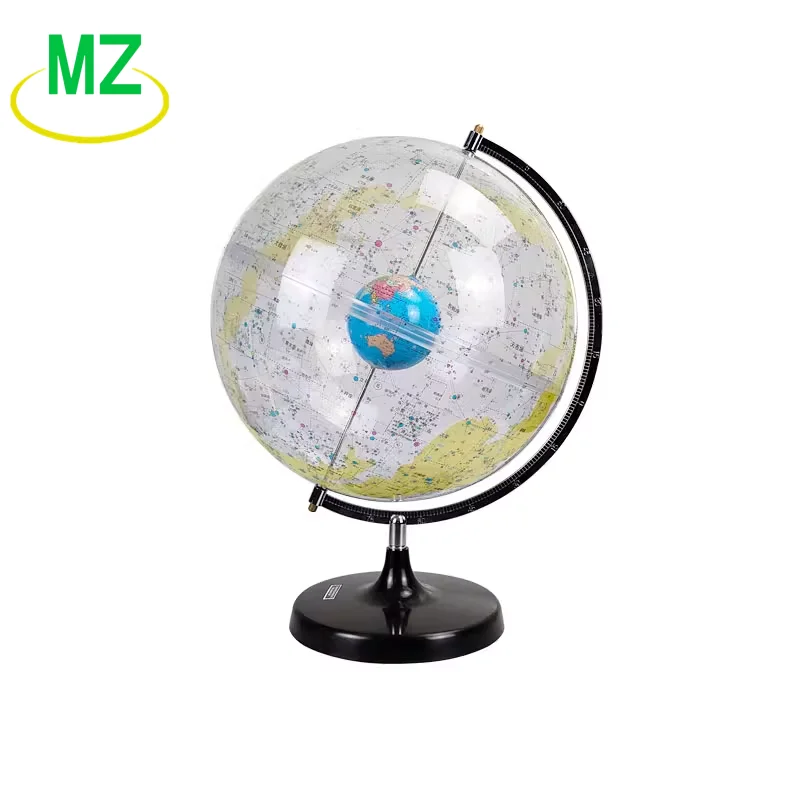 Transparent Celestial Globe HD Constellation Globe Geography Astronomy Teaching Instrument Black luminescence