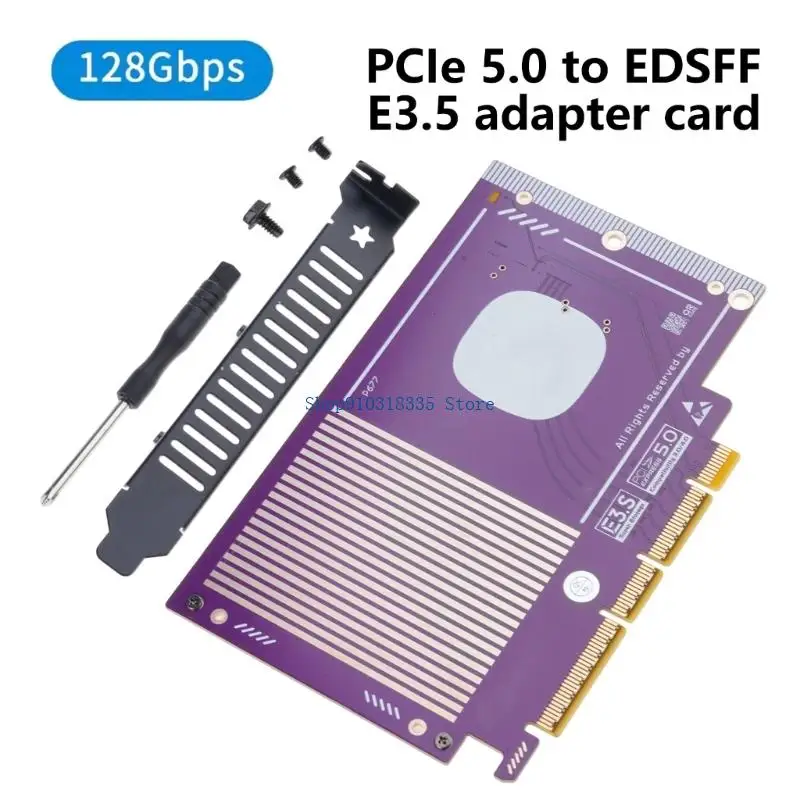 128Gbps 대역폭과 간단한 설정 프로세스를 갖춘 PCIe 5.0 E3.S NVMe SSD 확장 카드