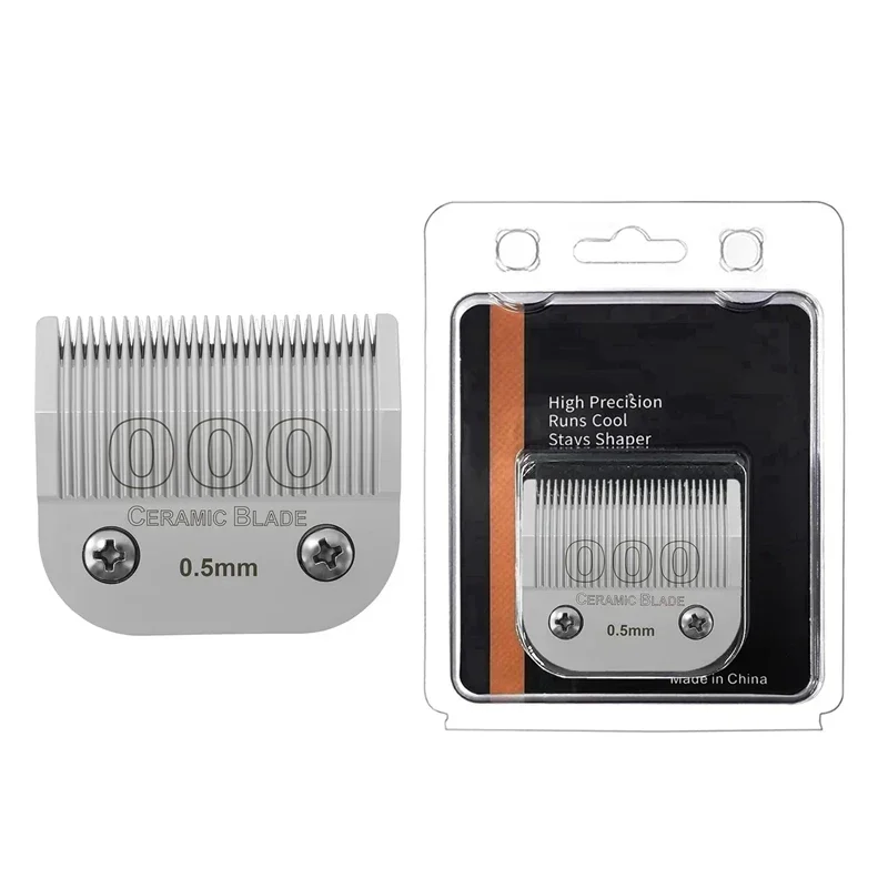 Detachable Ceramic Blades Size 000 For Andis AGC,BDC,BGC,MBG ,Oster A5 ,Classic 76/Star-Teq/,Wahl KM Series dog pet clipper