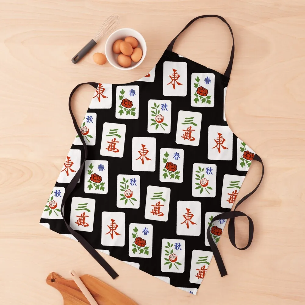 

Mahjong cubes pattern. Apron Aprons Ladies Chef Accessory Dress Apron