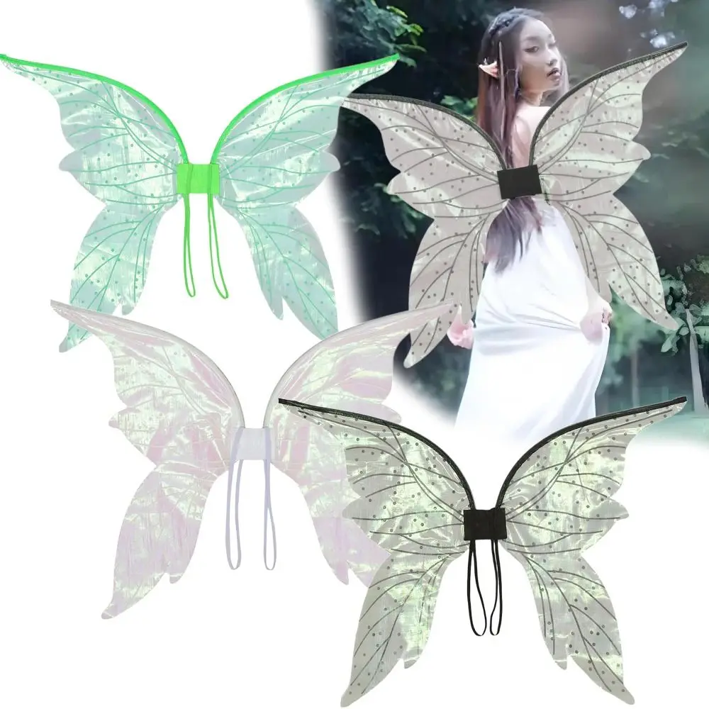 Nylon Butterfly Fairy Wings Cosplay Costume for Halloween Party