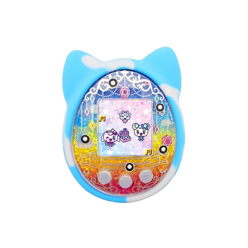 Soft Silicone Comprehensive Protection Case with Lanyard Electronic Pet Machine Cover Scratch Proof for Tamagotchi Mix/PS/Idl/Id