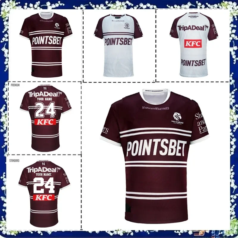 

2024 Manly Sea Eagles Home Rugby Jersey 2023/24 MANLY SEA EAGLES MENS COMMEMORATIVE ANZAC TRAINING JERSEY size S--3XL---5XL