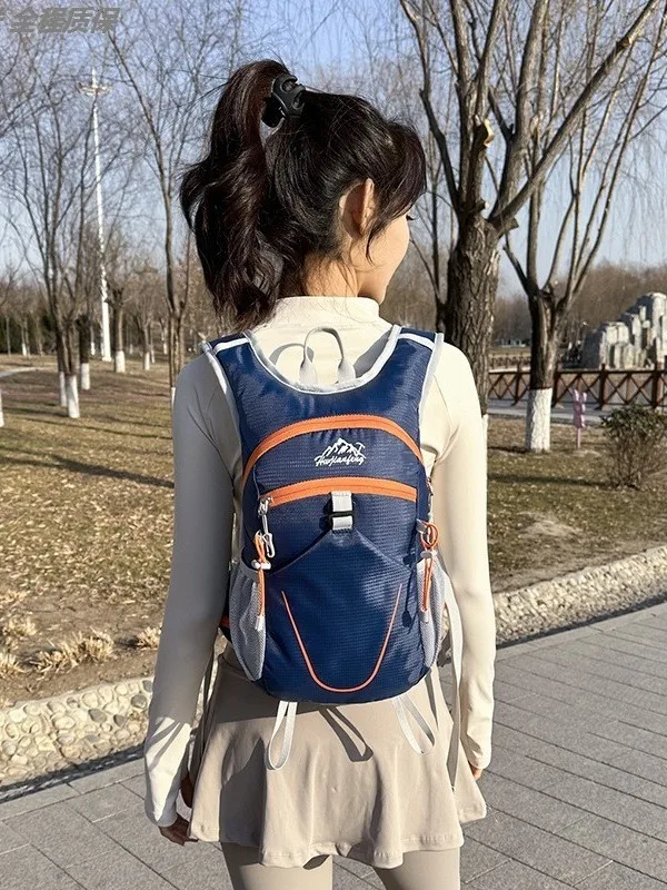 초경량 러닝 백팩 야외 등산 가방 남성 여성 사이클링 가방 다기능 로드 바이크 더블 숄더백