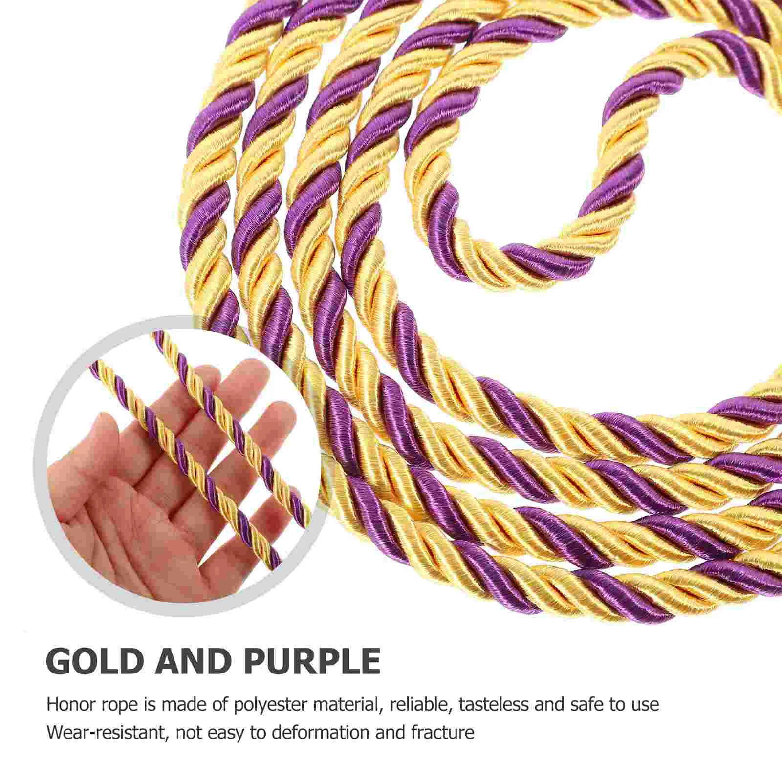 결혼식 장식 골드 허리 벨트 태슬, 졸업 코드 로프, 명예 4 개