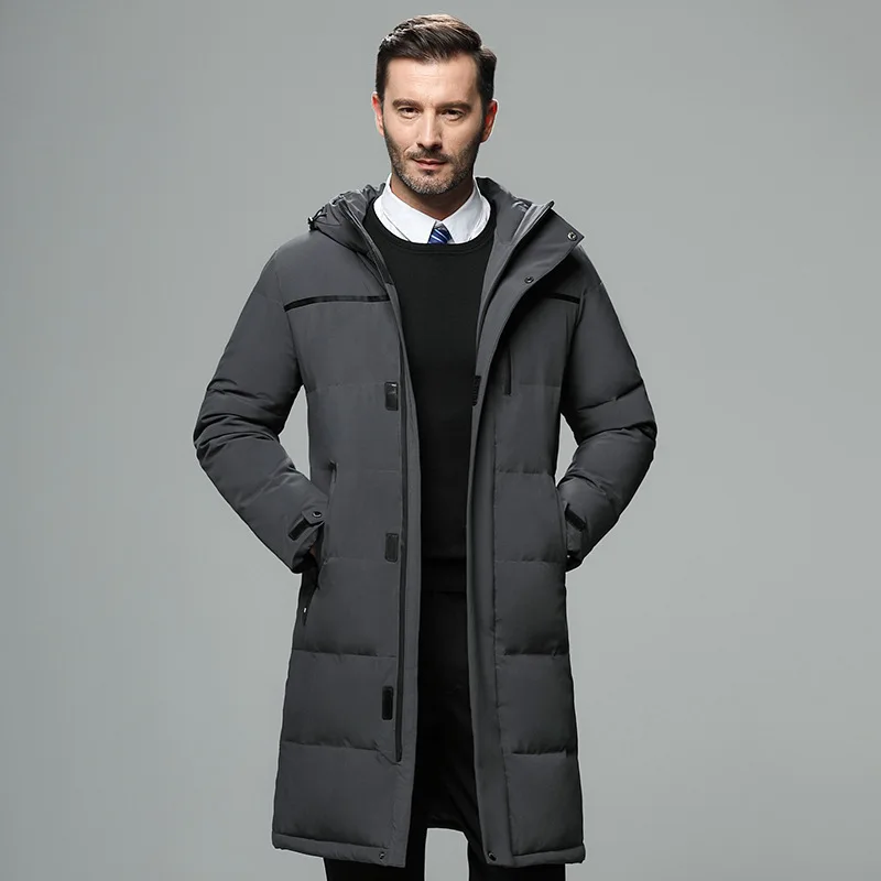

New Down Jacket Men's Mid-length Men's Winter Thick Coat Men's Casual Coat Mens Coat Men Winter Jacket