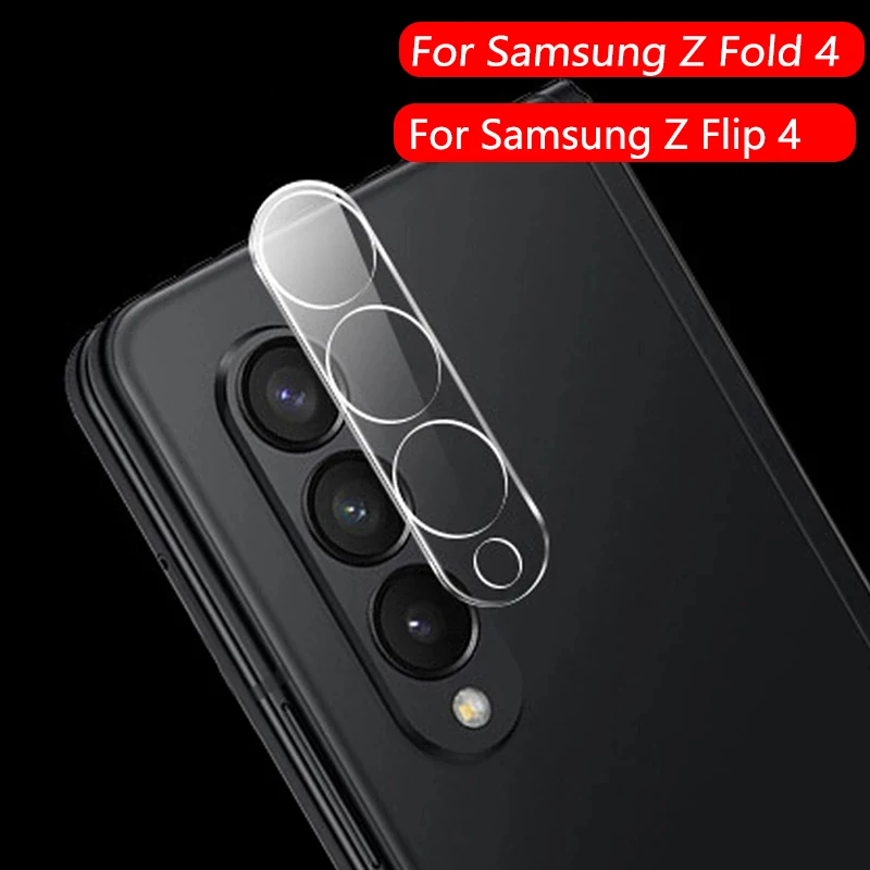 Lens Film For Samsung Galaxy Z Fold 4 Tempered Glass Anti-Scratch Back Camera Screen Protector For Samsung Galaxy Z Flip 4