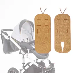 Stroller Seat Liners Soft Liner Universal Breathable Fittings Smooth Comfortable Rattan Foldable Summer Cushion Pad Cool