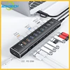 RSHTECH 20W USB C PD Fast Charging 10-Port USB Hub with 10Gbps Data Transfer Aluminum USB Splitter for Laptop PC Computers 1