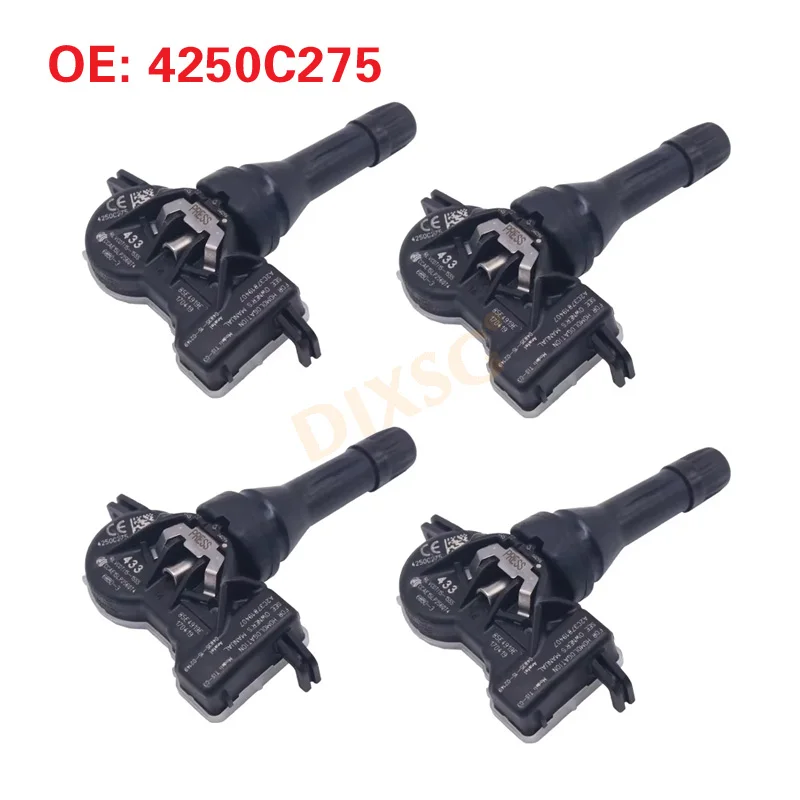 4PCS Tire Pressure Monitor Sensor TPMS 4250C275 For Mitsubishi Pajero Sport III Outlander Eclipse Cross 433Mhz 2014-