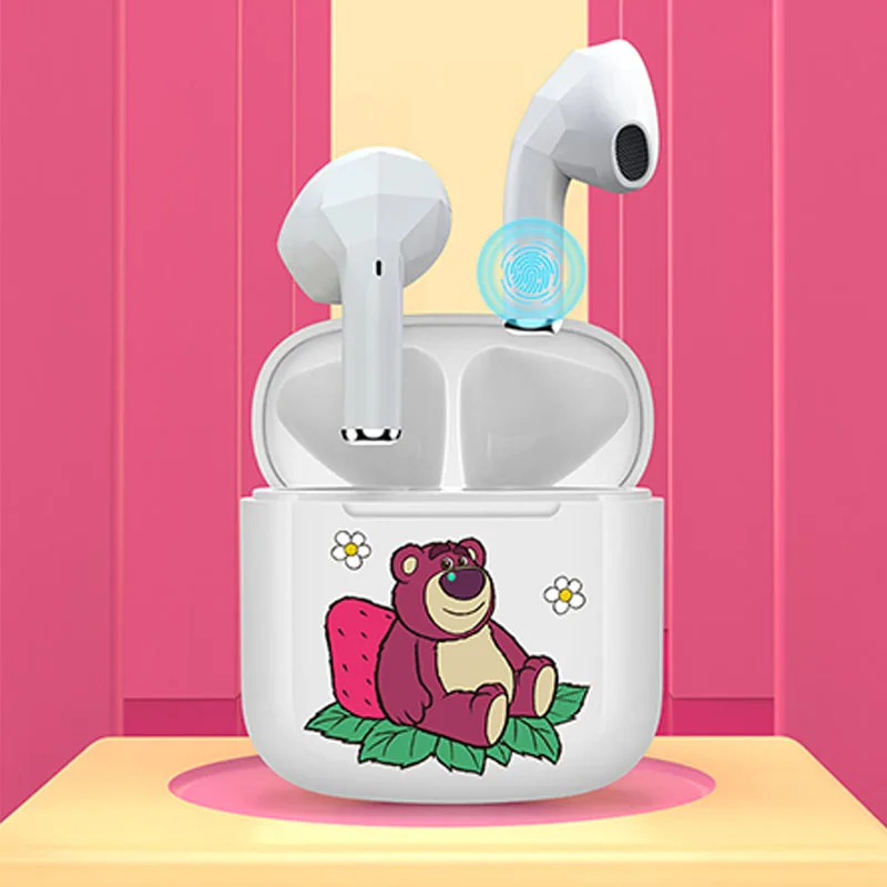 

Tws Disney Wireless Bluetooth Earphone with Charging Case Headset Semi-In-Ear Stereo Sports Cartoon Earphone Hifi Smart Touch