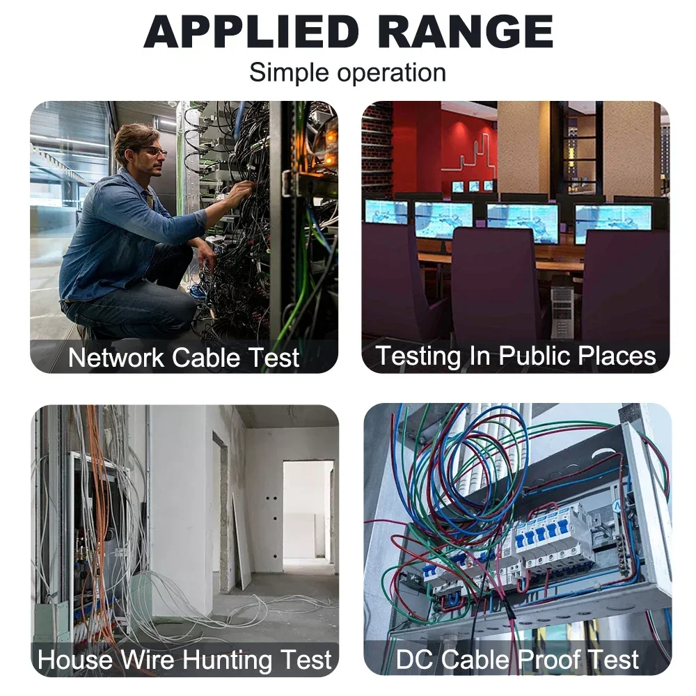 NOYAFA NEW NF-811 Network Cable Tester RJ11 RJ45 Telephone Wire Tracker Toner Ethernet Cable Detector Line Continuity Test Tool 5