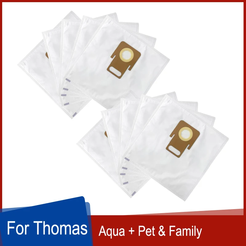 Staubsaugerbeutel SET & Filterset Für Thomas Aqua Pet & Family Anti Allergy 5-20