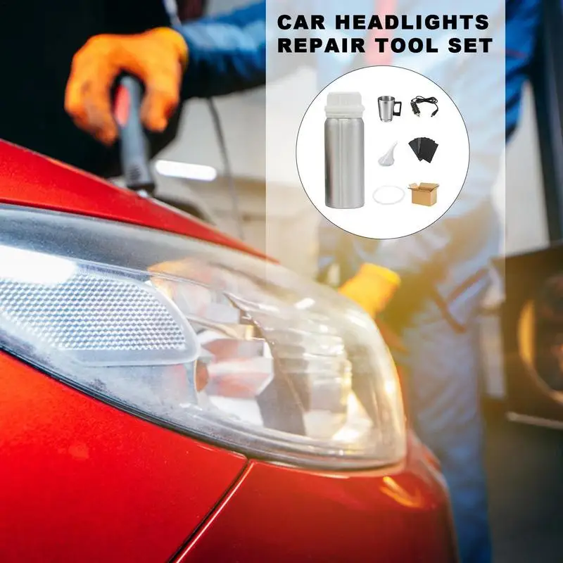 

Car Headlight Repair Kit Fast Effective Automotive Headlight Polish Liquid Durable Car Scratch Remover Polish & Paint Restorer