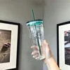 Green lid straw cup