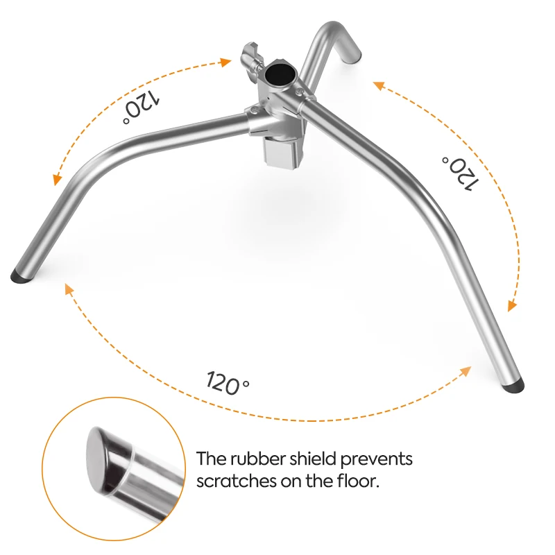 Professional Studio Photography Light Stand 2.6M,Heavy Duty Sturdy Adjustable C-Stand With Boom Stand For Camera Strobe Shooting