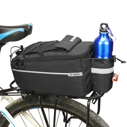 Waterproof Bicycle Saddle Bag Reflective Large Capacity Tail Rear Trunk Bag Road Mountain Luggage Carrier Bike Cycling Seat Bag
