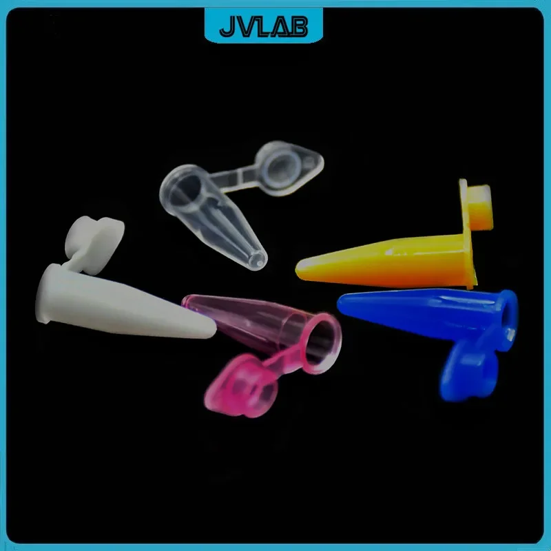 Microtubes Colorful Centrifuge Tube 0.2 ml Lab Centrifugal PCR Tube 200ul Pink/Blue/Yellow/Transparent/Porcelain White 1000/PK centrifuge tube