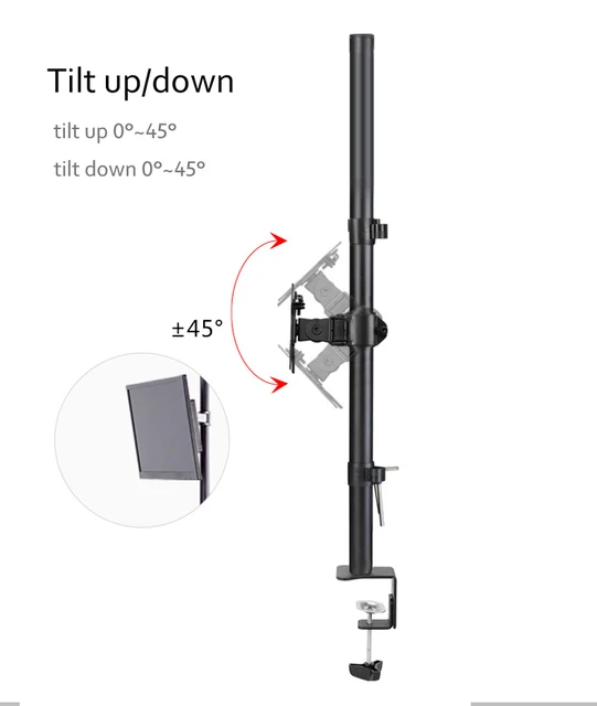 워크스페이스 최적화 및 생산성 향상을 위한 풀 모션 데스크탑 홀더