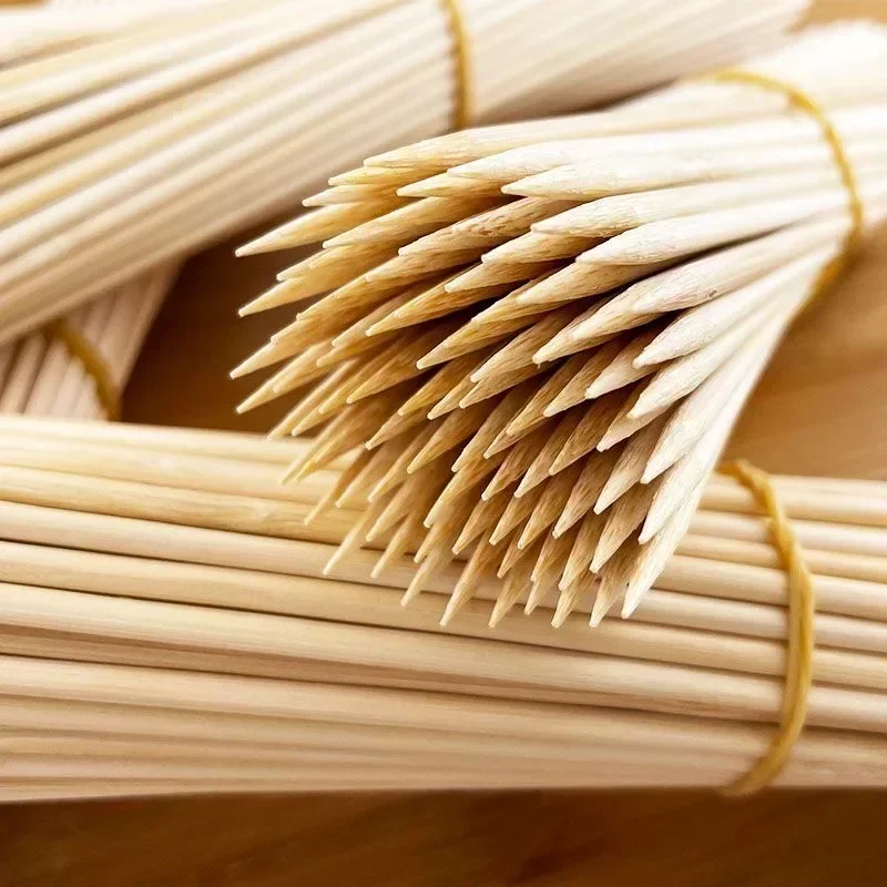 90/270pcs Disposable Bamboo Barbecue Skewers