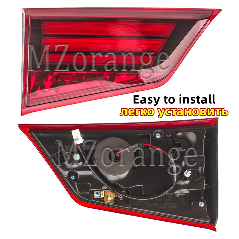 Fanale posteriore per Mitsubishi Outlander PHEV 2016 2017 2018 freno posteriore Stop indicatore di direzione luce posteriore accessori Auto Auto - immagine 6