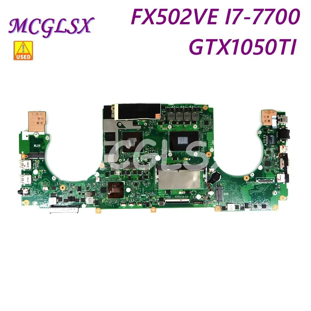 

Материнская плата FX502VE, 8 ГБ ОЗУ, фонарь GTX1050TI для ASUS FX502VD, материнская плата для ноутбука REV2.0, тест ОК, б/у