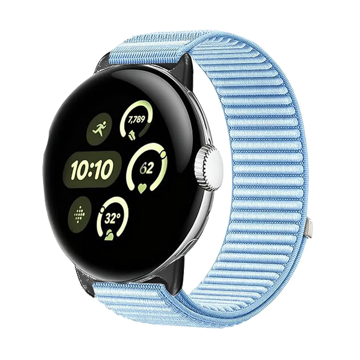 Nylon Sports Bracelet Watchband Replacement - Adjustable Strap, Universal Size