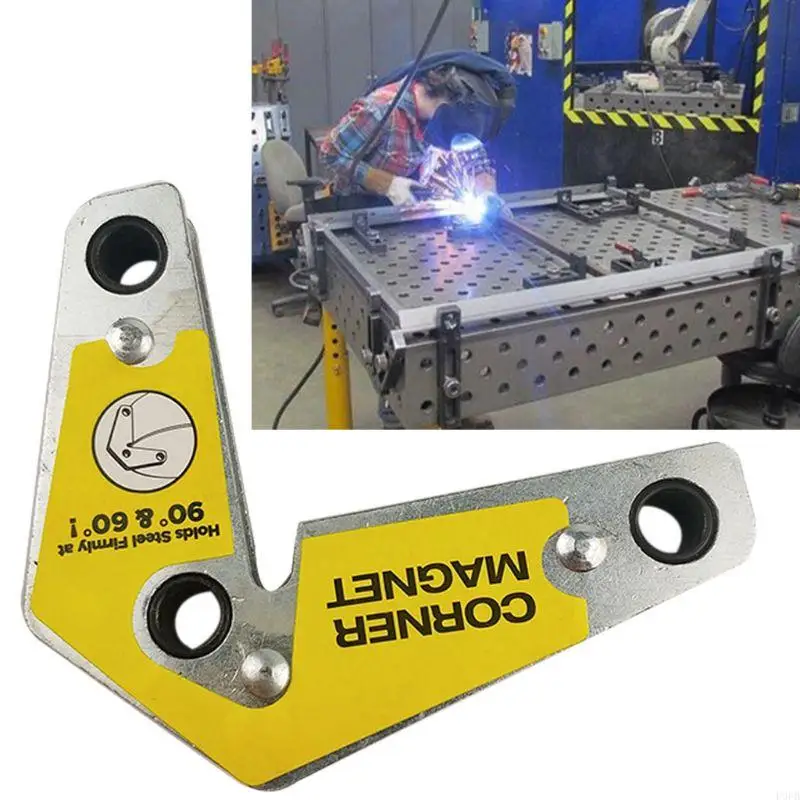 60/90/120&deg; Degree Magnet Welding Locator Magnetic Holder Weld Fixture Corner Clamp Fixer Welder Soldering Tools Durable